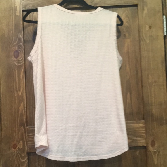 Waffle sleeveless top - Picture 3 of 3